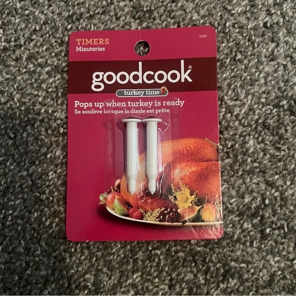 GoodCook Turkey Lacers and Timers Set - Red